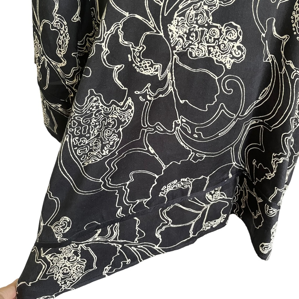 ELLIS & DEWEY Sz S Boxy fit top with short bell sleeves - Picture 5 of 9
